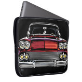 Retro Classic Car Front Dice Pop Art Print Laptopschutzhülle (Vorne Rechts)
