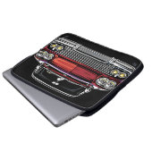 Retro Classic Car Front Dice Pop Art Print Laptopschutzhülle (Vorne Knopf)