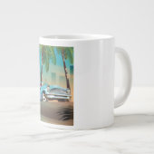 Retro Classic Car Jumbo-Tasse (Vorderseite Rechts)