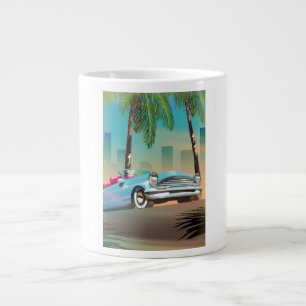 Retro Classic Car Jumbo-Tasse
