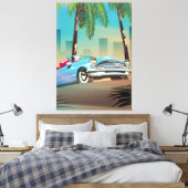 Retro Classic Car Leinwanddruck (Insitu (Schlafzimmer))
