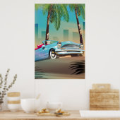 Retro Classic Car Poster (Küche)