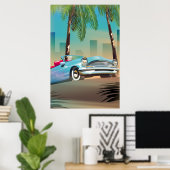 Retro Classic Car Poster (Heimbüro)