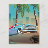 Retro Classic Car Postkarte (Vorderseite)