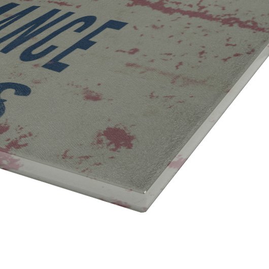 Retro Classic Car Schneidebrett (Ecke)