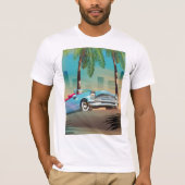 Retro Classic Car T-Shirt (Vorderseite)
