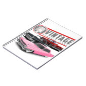 Retro Classic Cars Notizblock (Linke Seite)