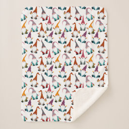 Retro Classic Elf Gnomes Weihnachtsfeiertag Sherpadecke