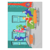 Retro Classic Fernsehtablett Tischdecke (Vorderseite)