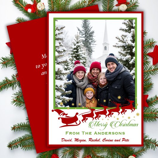 Retro Classic Mid Century Custom Foto Weihnachten