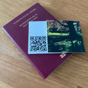 Retro Classic Square Instagram Business Cards Quadratische Visitenkarte