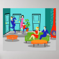 Retro Classic TV Poster