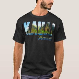 Retro Classic Vintag Summer Kauai Hawaii TShirt T