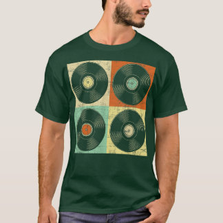 Retro Classic Vinyl Platten - Music Lover Record S T-Shirt