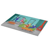 Retro Classivision Cutting Board Schneidebrett (Ecke)