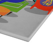 Retro Classivision Cutting Board Schneidebrett (Ecke)