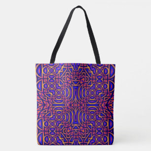 Retro Classy Kaleidoscope Muster Tasche