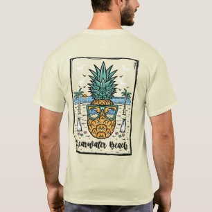 Retro Clearwater Beach Artwork auf beiden Seiten T-Shirt