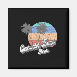 Retro Clearwater Beach Florida Fl Vintage Strand A Magnet