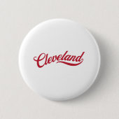 Retro Cleveland Button (Vorderseite)
