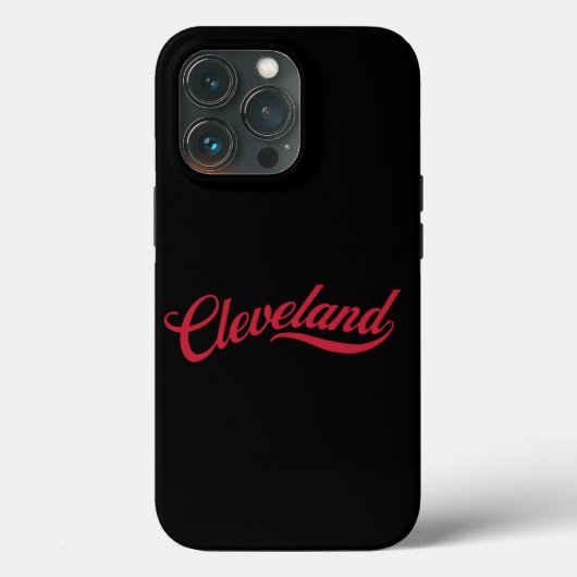 Retro Cleveland Case-Mate iPhone Hülle (Rückseite)
