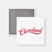 Retro Cleveland Magnet (Vorderseite/Rückseite)