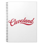 Retro Cleveland Notizblock (Vorderseite)