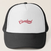 Retro Cleveland Truckerkappe (Vorderseite)