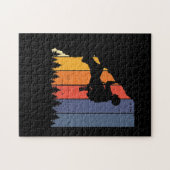 Retro Climbing Bouldering Rock Climbing Puzzle (Horizontal)