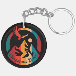 Retro Clingmans Dome Wanderung Sonnenuntergang T - Schlüsselanhänger