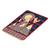 Retro Cloudmont Ski 80er Magnet (Linke Seite)