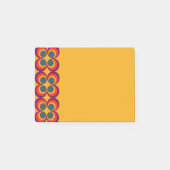 Retro Clovers Postit Notes Post-it Klebezettel (Vorderseite)
