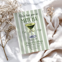 Retro Club Olive Bow Liebe Matcha Babydusche