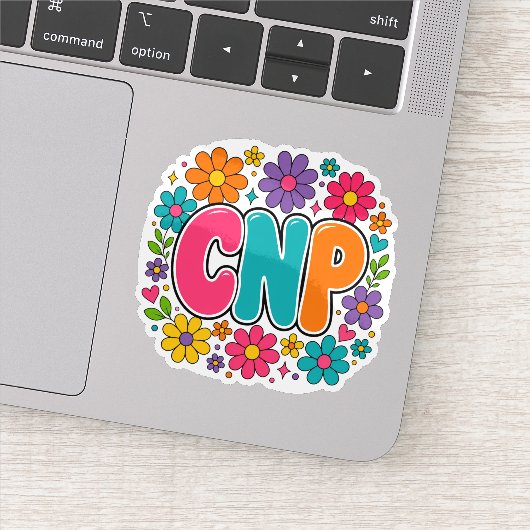 Retro CNP Krankenpfleger Aufkleber (Detail)