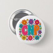 Retro CNP Krankenpfleger Button (Vorne & Hinten)