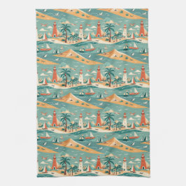 Retro Coastal Küchentuch