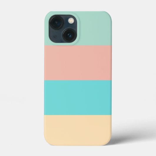 Retro Coastal Streifen Case-Mate iPhone Hülle (Rückseite)
