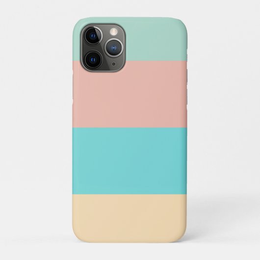Retro Coastal Streifen Case-Mate iPhone Hülle (Rückseite)