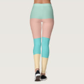 Retro Coastes Streifen Leggings (Rückseite)