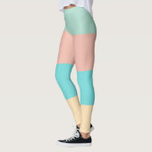 Retro Coastes Streifen Leggings (Links)