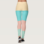 Retro Coastes Streifen Leggings (Rückseite)