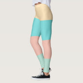 Retro Coastes Streifen Leggings (Links)