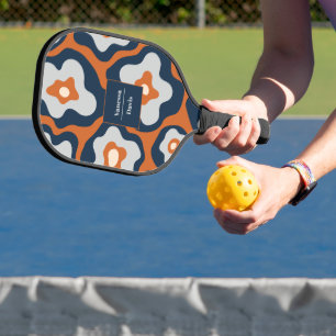 Retro Cobalt Blues Rust Egg Blume Individuelle Nam Pickleball Schläger