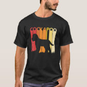 Retro Cockapoo Dog Merry Christmas Gift T-Shirt (Vorderseite)