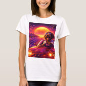 Retro Cockapoo Driving Tshirt 80s Car (Vorderseite)