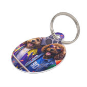 Retro Cockapoo Freunde Hundemarke | Lustiger 90er Haustiermarke (Seite)