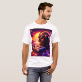 Retro Cockapoo Musik T-Shirt 80er Ästhetik (Vorne ganz)