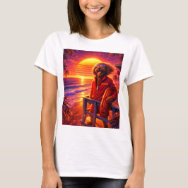 Retro Cockapoo Rettungsschwimmer T-Shirt