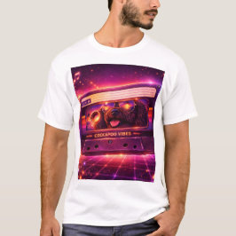 Retro Cockapoo Vibes T Shirt 80s Cassette