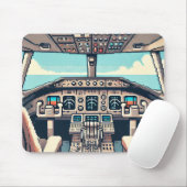 Retro Cockpit Mousepad (Licht) (Mit Mouse)